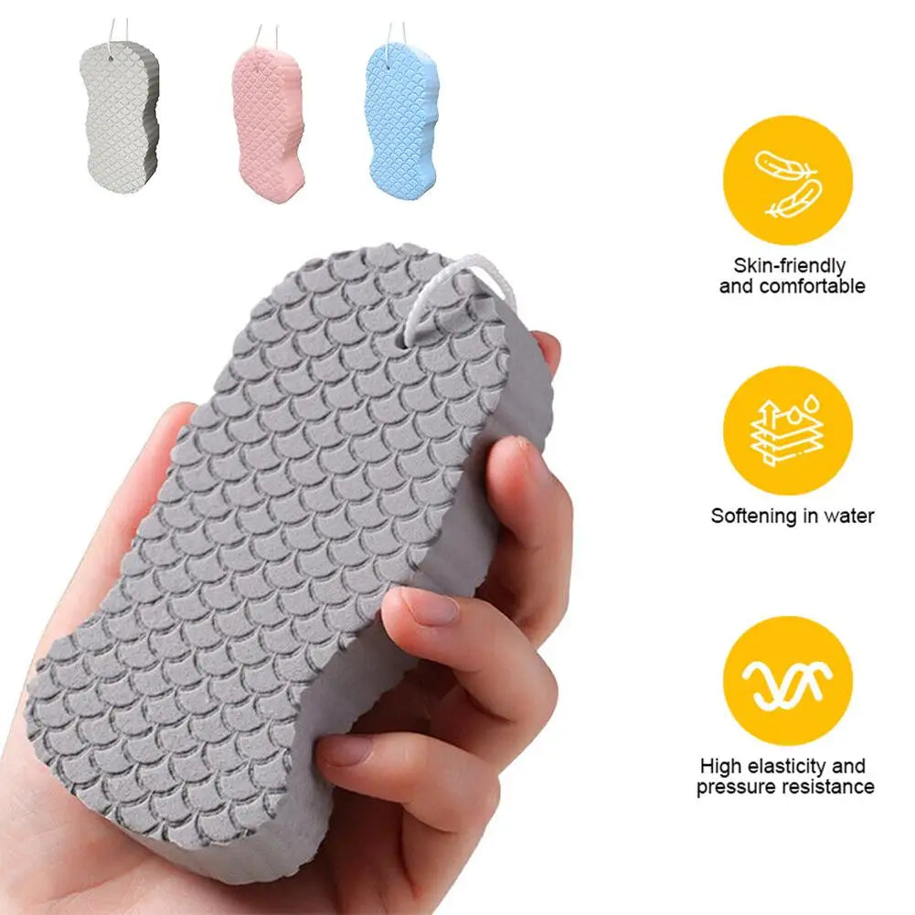 Exfoliante Sponge Body Scrubber Bath Exfoliating Scrub Sponge Shower Brush Body Skin Cleaner Dead Skin Remover Sponge 4Colors