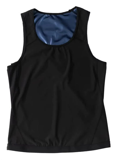 Men'S Sauna Vest Workout Sweat Tank Top Waist Trainer for Men Compression Sweat Enhancing Vest