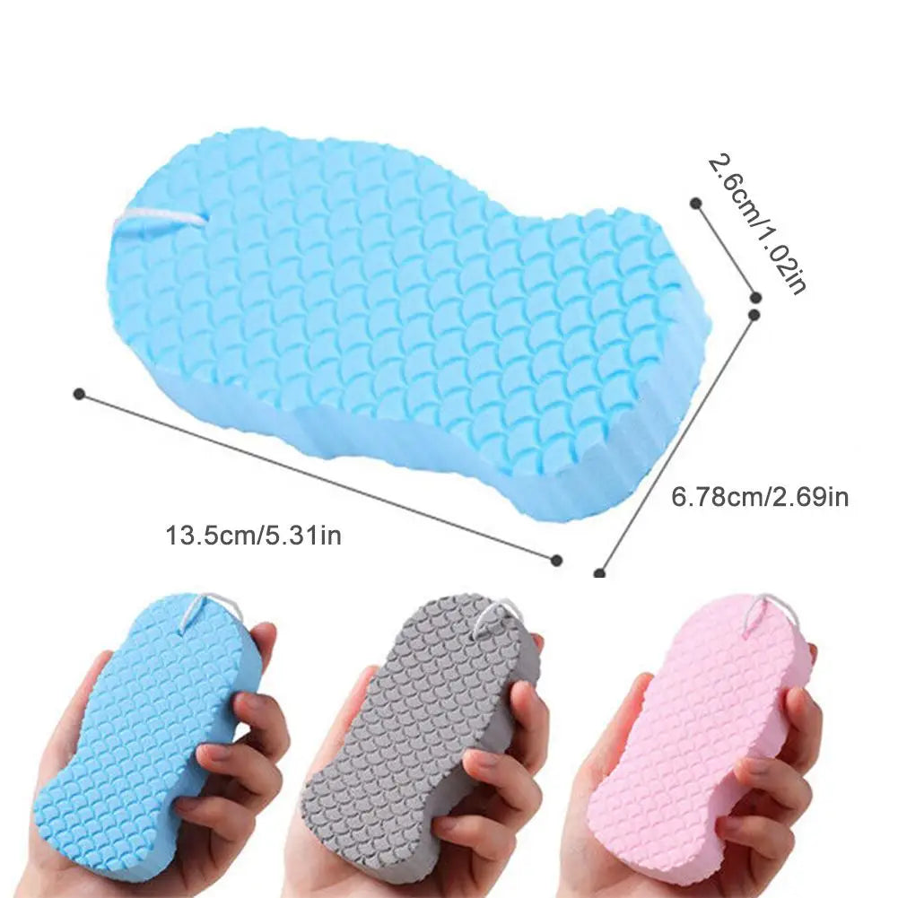 Exfoliante Sponge Body Scrubber Bath Exfoliating Scrub Sponge Shower Brush Body Skin Cleaner Dead Skin Remover Sponge 4Colors