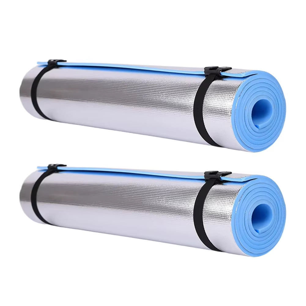 Waterproof Yoga Mat Moisture-Proof Yoga Mat with Bandage Thickened Aluminum Membrane Exercise Mat for Fitness Exercise
