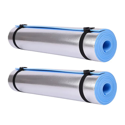 Waterproof Yoga Mat Moisture-Proof Yoga Mat with Bandage Thickened Aluminum Membrane Exercise Mat for Fitness Exercise